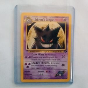 ✨RARE Sabrina's Gengar Pokemon Card✨